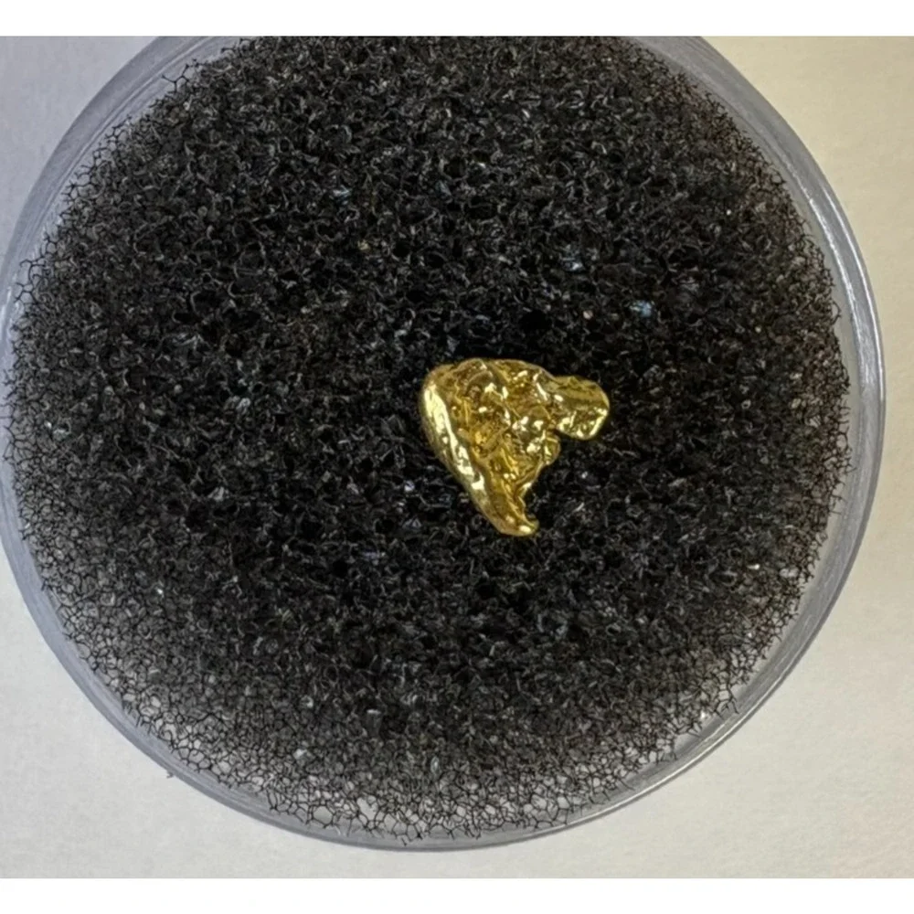 GOLD NUGGET ALASKA NATURAL HAND PICKED RAW FINE .191 grams - Picture 1 of 2